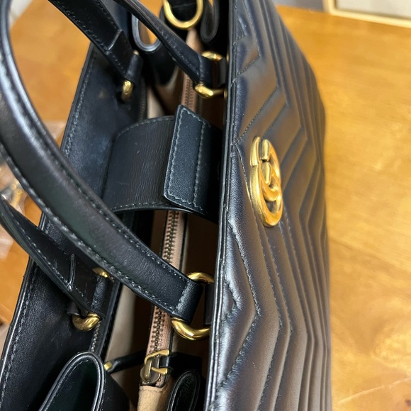 Authentic Gucci Marmont Tote Matelasse small black - Picture 15 of 15